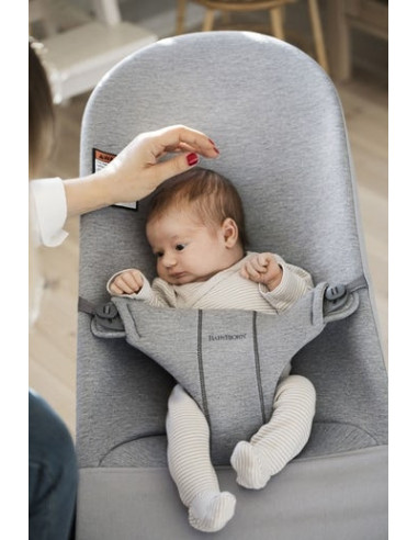 BabyBjorn - Balansoar Bliss Light Grey, 3D Jersey,BS-006072A