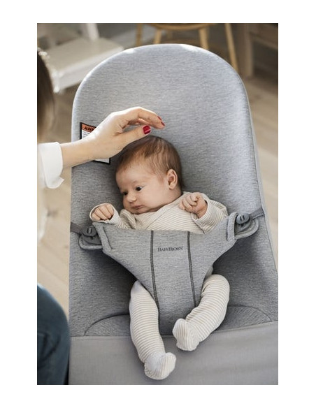 BabyBjorn - Balansoar Bliss Light Grey, 3D Jersey,BS-006072A