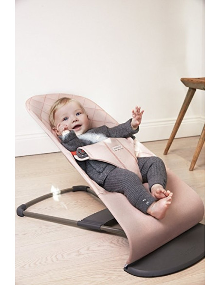 BabyBjorn - Balansoar Bliss Old Rose, Bumbac,BS-006014A