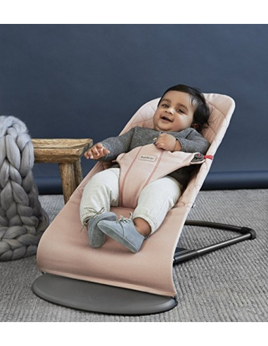 BabyBjorn - Balansoar Bliss Old Rose, Bumbac,BS-006014A