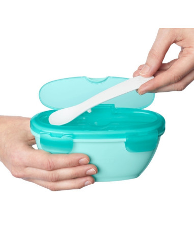 Skip Hop - Set de calatorie pentru hranire (bol + lingurita) -