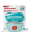 Skip Hop - Set de calatorie pentru hranire (bol + lingurita) -