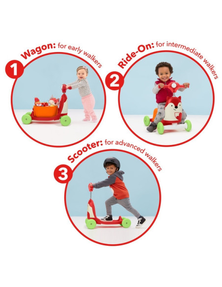 Skip Hop - Trotineta 3 in 1 Ride on Vulpe,BS-184350