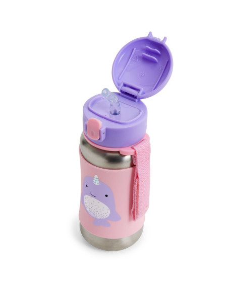 Skip Hop Sticla din otel inoxidabil cu pai - Balena,BS-9I239410