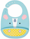 Skip Hop Bavetica de silicon Fold & Go Zoo - Unicorn,BS-232204