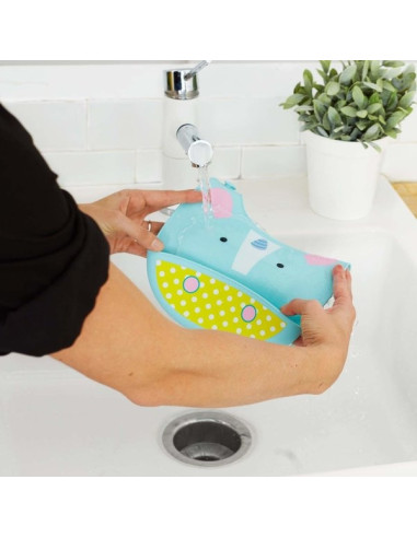 Skip Hop Bavetica de silicon Fold & Go Zoo - Unicorn,BS-232204
