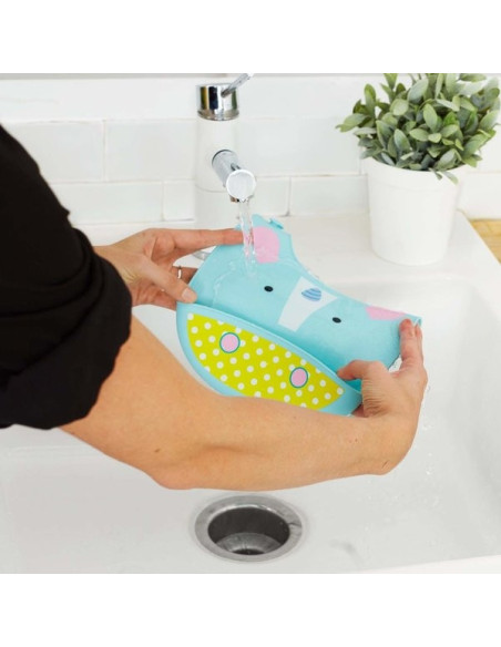 Skip Hop Bavetica de silicon Fold & Go Zoo - Unicorn,BS-232204