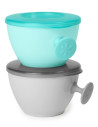 Skip Hop - Set 2 boluri ergonomice - Soft gri +
