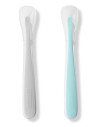 Skip Hop - Set 2 lingurite Easy Feed - Gri + turcoaz,BS-252008
