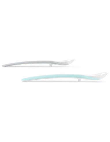 Skip Hop - Set 2 lingurite Easy Feed - Gri + turcoaz,BS-252008