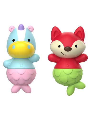 Skip Hop Jucarii ZOO pentru baie - Unicorn / Vulpe,BS-9I413810