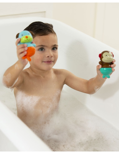 Skip Hop Jucarii ZOO pentru baie - Maimutica / Catel,BS-9I413910
