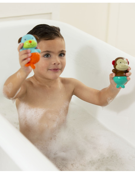 Skip Hop Jucarii ZOO pentru baie - Maimutica / Catel,BS-9I413910