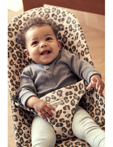 BabyBjorn - Balansoar Bliss Beige/Leopard, Bumbac - Editie