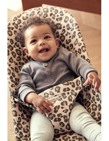 BabyBjorn - Balansoar Bliss Beige/Leopard, Bumbac - Editie