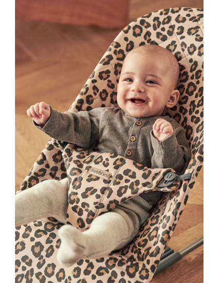 BabyBjorn - Balansoar Bliss Beige/Leopard, Bumbac - Editie