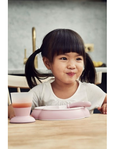 BabyBjorn - Set hranire: farfurie, lingurita, furculita si