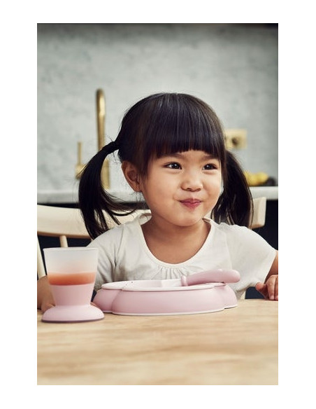 BabyBjorn - Set hranire: farfurie, lingurita, furculita si