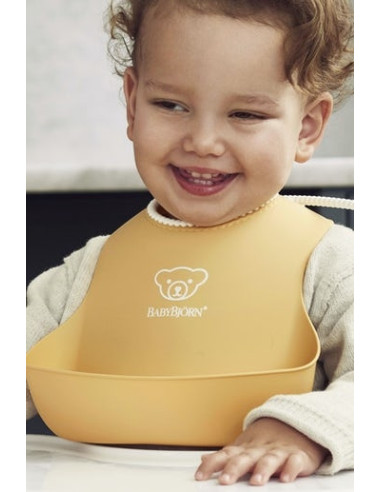 BabyBjorn - Set 2 bavete, Powder Yellow/ Powder Green,BS-046342A