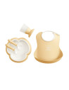 BabyBjorn - Set hranire: farfurie, lingurita, furculita, pahar