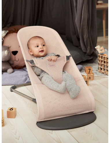 BabyBjorn - Balansoar Bliss Pearly Pink, Mesh,BS-006001A