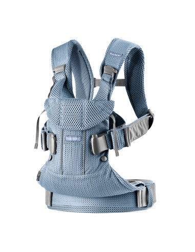 BabyBjorn - Marsupiu anatomic One Air - Slate Blue, 3D