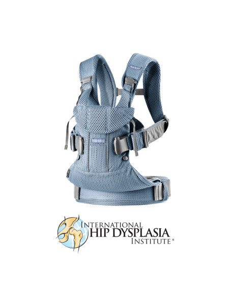 BabyBjorn - Marsupiu anatomic One Air - Slate Blue, 3D
