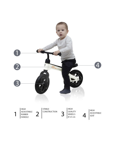 ZOPA - Bicicleta Tech Bike White,BS-41455