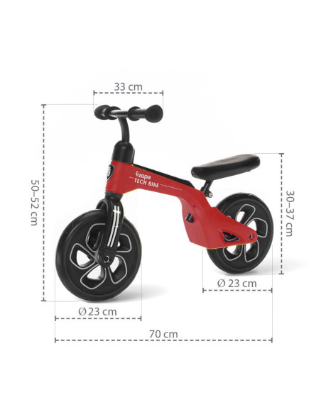 ZOPA - Bicicleta Tech Bike Red,BS-41456