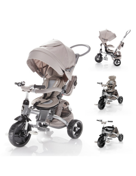 ZOPA - Tricicleta multifunctionala Citigo Almond Beige,BS-46244