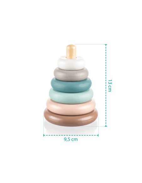 ZOPA - Jucarie Turnul Inelelor Pink,BS-45077