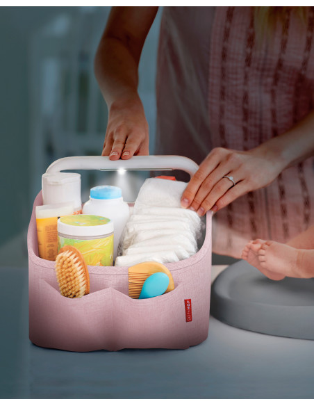 Skip Hop Organizator cu lumina Light Up Pink Heather,BS-9K260410