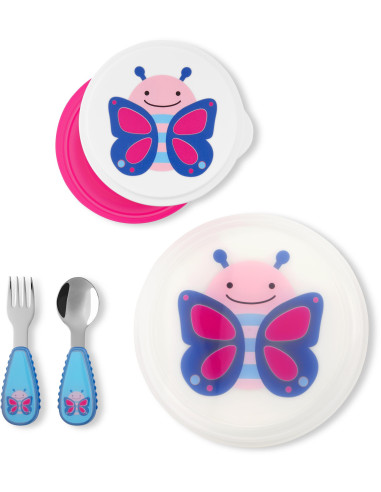 Skip Hop Set pentru pranz - Fluture,BS-9N582210