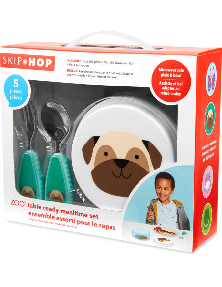 Skip Hop Set pentru pranz - Catelus Pug,BS-9N582410