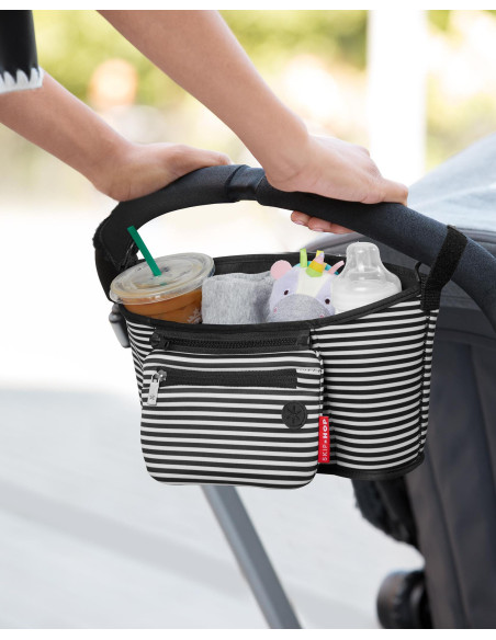 Skip Hop Organizator pentru carucior - Black/White,BS-9I633710