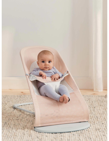 Baby Bjorn - Balansoar Balance Soft, Pearly Pink/White