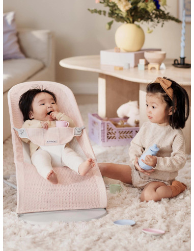 Baby Bjorn - Balansoar Balance Soft, Pearly Pink/White