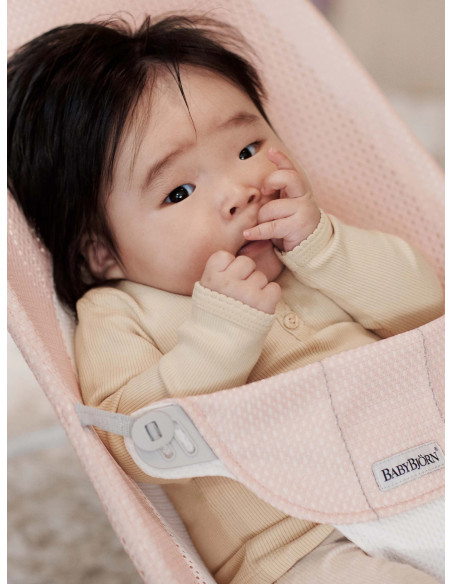 Baby Bjorn - Balansoar Balance Soft, Pearly Pink/White