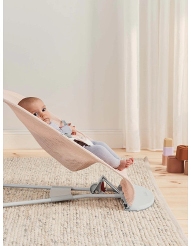 Baby Bjorn - Balansoar Balance Soft, Pearly Pink/White