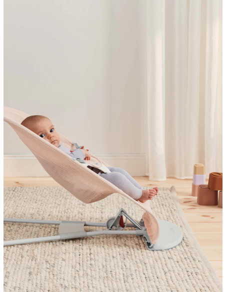 Baby Bjorn - Balansoar Balance Soft, Pearly Pink/White