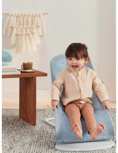 Baby Bjorn - Balansoar Balance Soft, Sky Blue/White