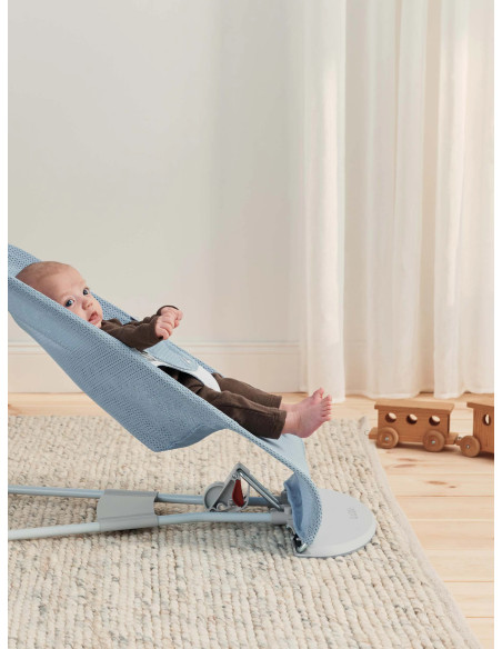 Baby Bjorn - Balansoar Balance Soft, Sky Blue/White