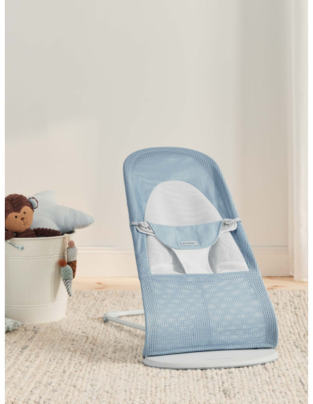 Baby Bjorn - Balansoar Balance Soft, Sky Blue/White