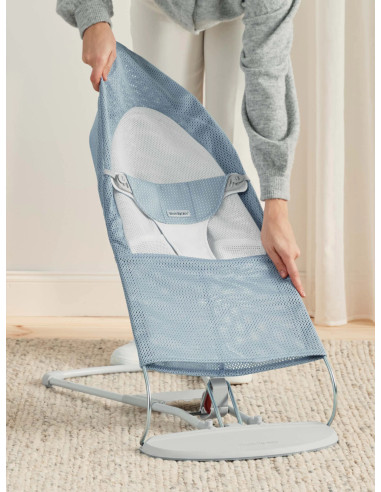 Baby Bjorn - Balansoar Balance Soft, Sky Blue/White