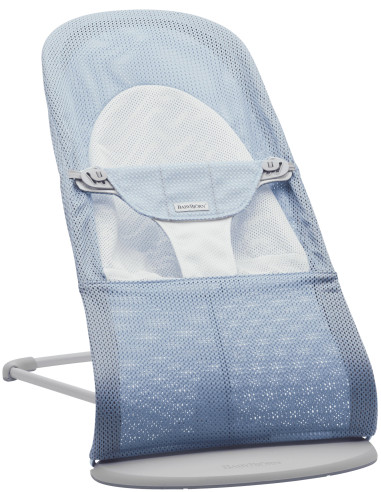 Baby Bjorn - Balansoar Balance Soft, Sky Blue/White