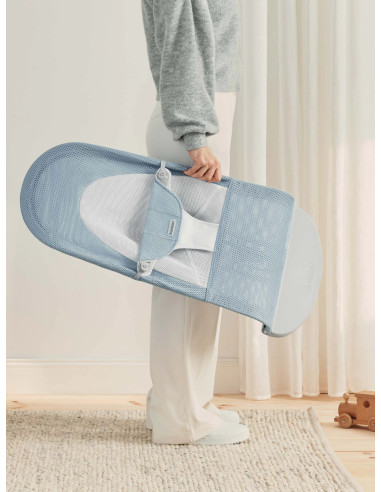 Baby Bjorn - Balansoar Balance Soft, Sky Blue/White