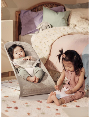 Baby Bjorn - Balansoar Balance Soft, Grey Beige/White