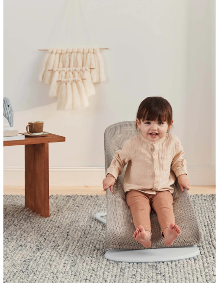 Baby Bjorn - Balansoar Balance Soft, Grey Beige/White