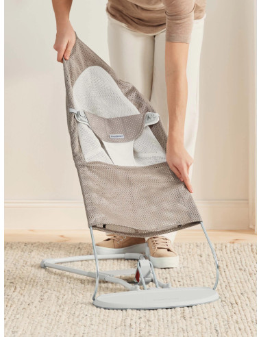 Baby Bjorn - Balansoar Balance Soft, Grey Beige/White