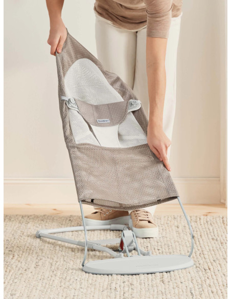 Baby Bjorn - Balansoar Balance Soft, Grey Beige/White